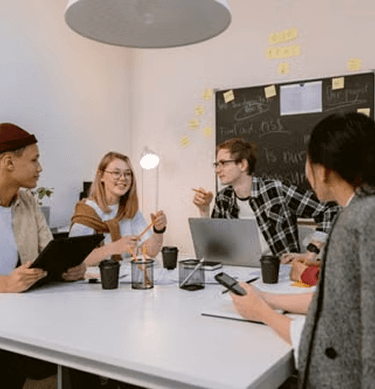 Design team collaborating